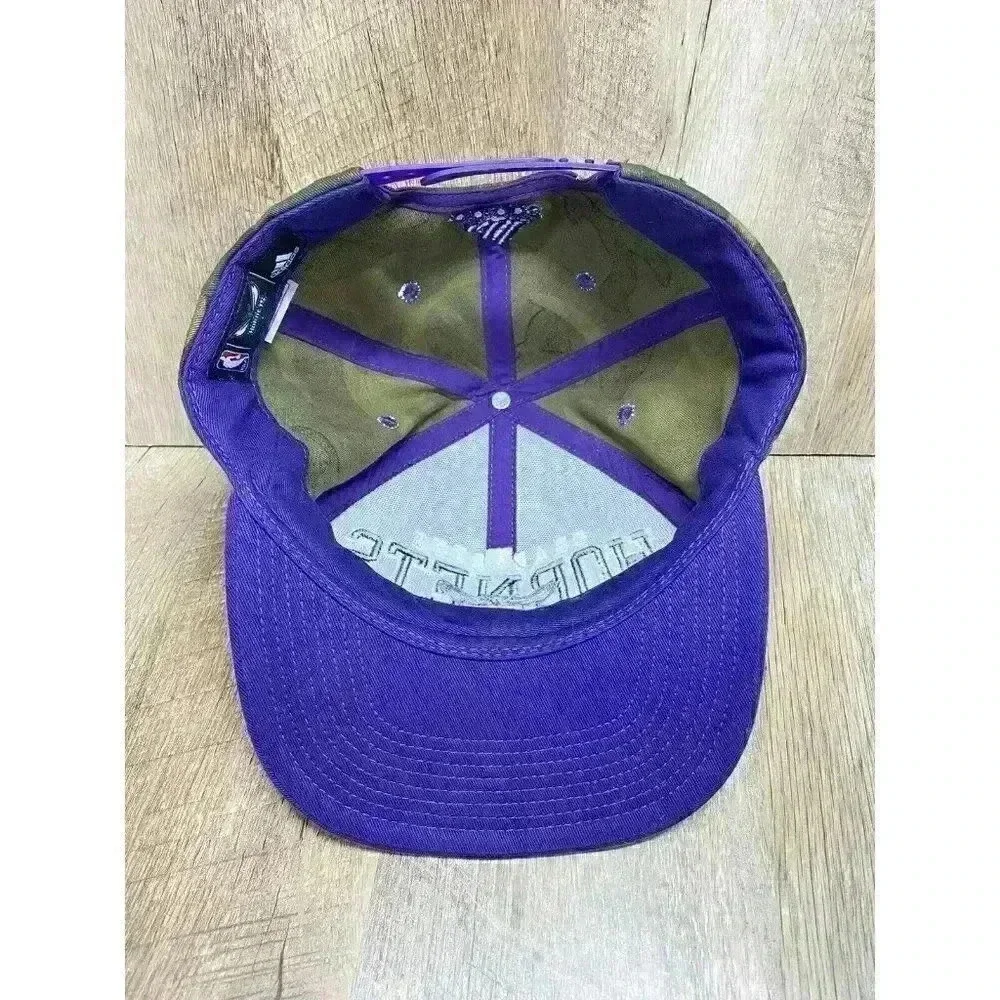 Charlotte Hornets Adidas Camo NBA Snapback Hat Cap Adjustable Spellout